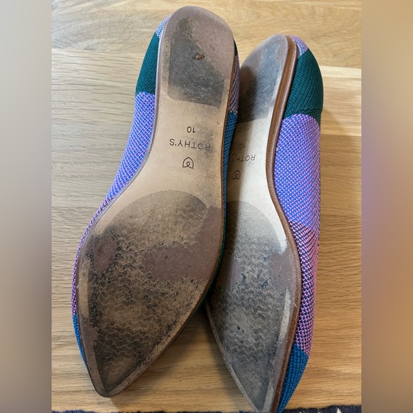 Colorful Geometric Rothy’s Flats - Picture 3 of 3